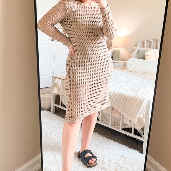 Zara Dresses & Skirts - Zara Knit Long Sleeve Dress